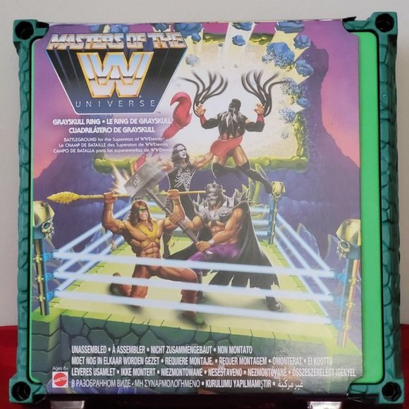 W.W.E. Other - 2019 W.W.E., MASTERS OF THE UNIVERSE GRAY SKULL RING, MINT IN THE BOX!!!